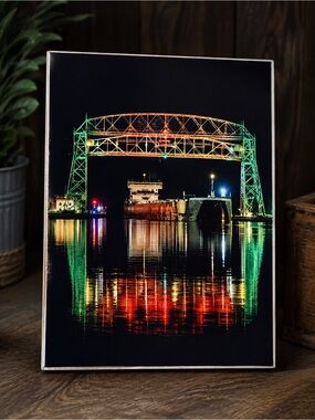 Duluth Lift Bridge Wall Art 5x7 | Minnesota Canal Park Decor